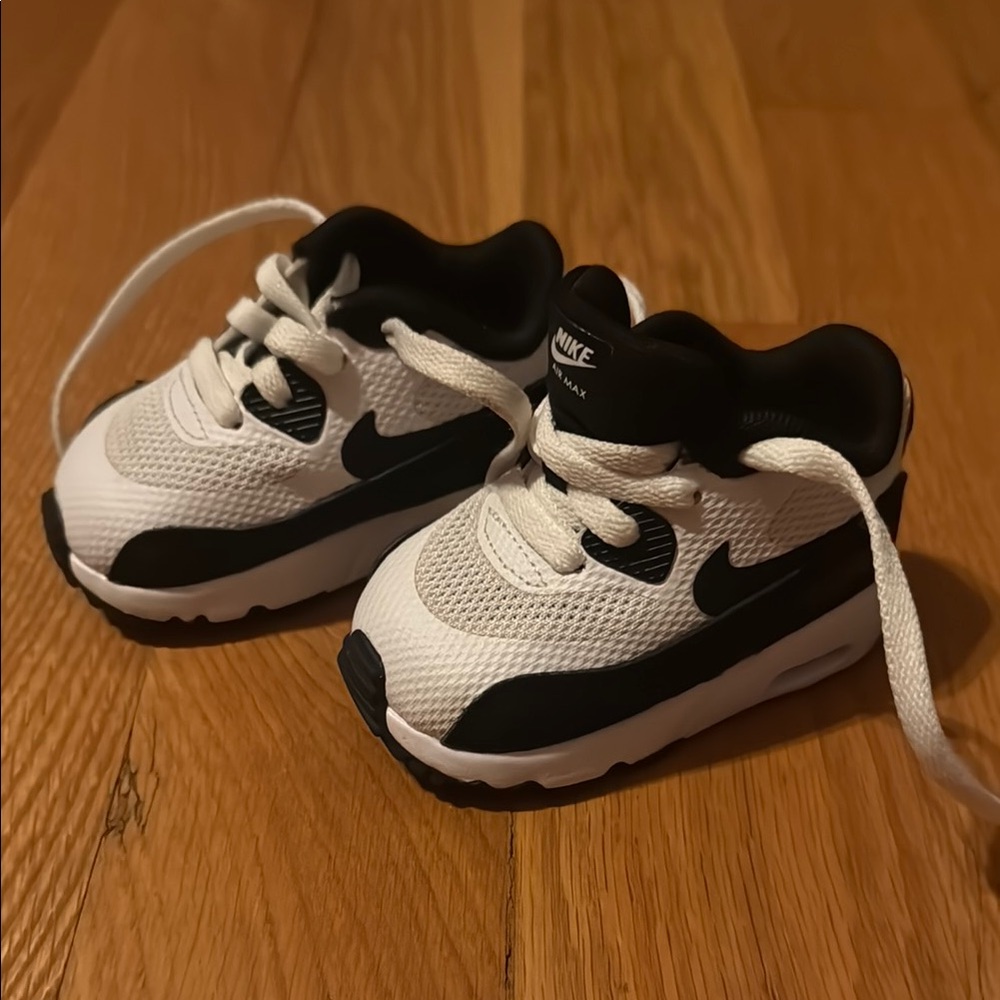 Nike Black and White Air Max Sneakers